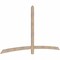 Ekena Millwork Bellingham Smooth Timber Gable Bracket, Douglas Fir, 96"W x 52"H x 1 1/2"D x 3 1/2"F, 13/12 Pitch GBW096X52X0204BEL00SDF - alternate 5